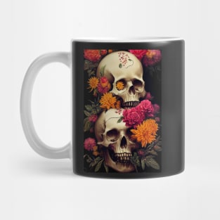 Skulls and Flowers #4 Mug